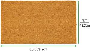 Tapis en fibre de coco naturelle pour jardin, contrôle des mauvaises herbes, rétention d'humidité, inodore, pour plateau de plantes, tapis pour animaux de compagnie et reptiles - Product Image 4