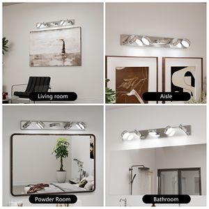 35in LED <b>Vanity</b> <b>Lights</b> 18W 5-<b>Light</b> Bathroom Lighting Fixture with <b>Mirror</b> Modern Bathroom <b>Vanity</b> Lighting Fixtures - Product Image 3