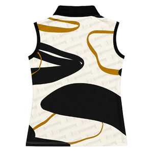Chaleco Polo sin Mangas para Mujer, Cierre de Botones, Transpirable, de Secado Rápido, Deportivo, para Golf, 100% Poliéster, Tejido de Punto - Product Image 3
