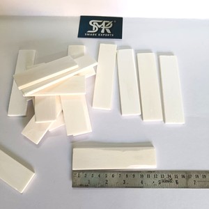 Natural White Eco-Friendly Animal Buffalo <b>Bone</b> <b>Knife</b> <b>Handle</b> Scales Slabs Blanks for Custom <b>Knife</b> Making Restoration Projects - Product Image 2