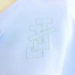 Chal Clásico Retro Elegante Azul Vintage para Mujer de Manga Corta Jack and Jill para Ocasiones Formales - Product Image 2