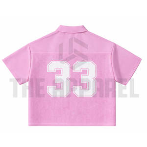 Camiseta de malla extragrande personalizada OEM para hombre, estilo urbano, hip hop, al por mayor, transpirable, de poliéster, para deportes - Product Image 5