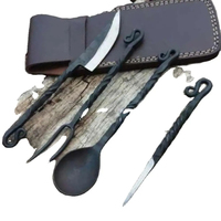 Couteau de cuisine artisanal en acier au carbone, de qualité industrielle, personnalisable, forgé à la main, style vintage médiéval, Burraq Ecommerce DIY OEM