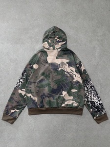 Sudadera con capucha para hombre, estilo oversized, hombros caídos, algodón grueso, forro polar, estampado desgastado, bordado, estilo streetwear, casual. - Product Image 2