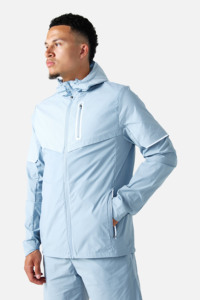 Ensemble de survêtement pour homme : coupe-vent léger à capuche et short, avec sweat à capuche entièrement zippé – Idéal pour les activités sportives en extérieur - Product Image 6
