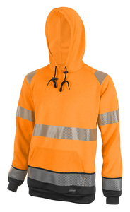 Sweat-shirt de sécurité haute visibilité réfléchissant, vêtements de travail haute visibilité, sweat-shirt de sécurité en polaire avec logo personnalisé pour les travailleurs - Product Image 4