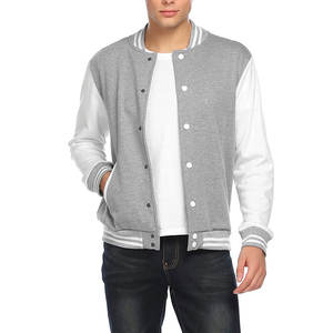 Chaqueta Bomber Varsity Personalizada para Hombre, de Lana, Algodón y Lona, con Cuello Alto y Logotipo Bordado, Estilo Urbano, para Invierno - Product Image 6
