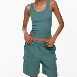Pantalones Cortos Deportivos de Verano para Mujer, Transpirables, 100% Algodón, Casuales, Recién Llegados - Product Image 2