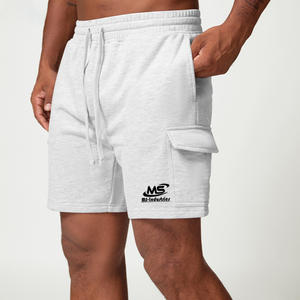 Shorts de sport pour hommes en coton et polyester avec logo personnalisé OEM, avec poches, respirants, pour la salle de sport, l'entraînement, les sorties décontractées - Product Image 1