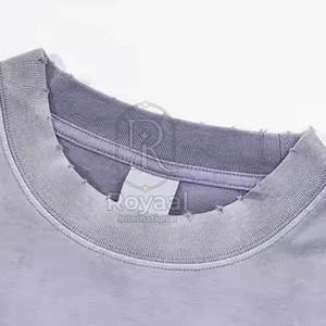 T-shirt imprimé délavé 100 % coton coupe ample pour homme, prix abordable, logo personnalisé, t-shirts délavés au soleil au meilleur prix - Product Image 5