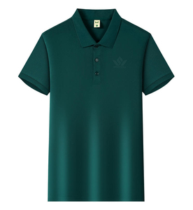 Polo en coton Oxford uni pour homme, manches courtes, poche poitrine, anti-plis, coupe décontractée classique - Product Image 4