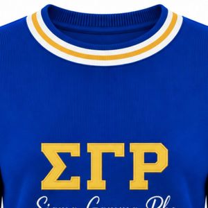 เสื้อสเวตเตอร์คอกลมแบบสั่งทำสำหรับผู้หญิง แขนยาวถักลายปักตัวอักษร สไตล์ลำลองสำหรับฤดูหนาว เหมาะสำหรับชุดนักศึกษาหรือชุดชมรม - Product Image 3