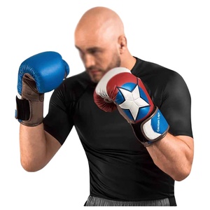 Gants de boxe personnalisés avec logo, 8oz-16oz, en cuir PU respirant et léger, pour l'entraînement et le sparring, protection des mains - Product Image 1