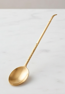 Handmade <b>Gold</b> Color Plated Stainless Steel <b>Serving</b> <b>Spoon</b> For Home Kitchen And Tabletop <b>Spoon</b> Decor Handcrafted - Product Image 4