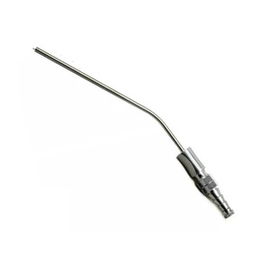 Tubo de Succión Frazier de Acero Inoxidable, Aspirador Quirúrgico, Instrumentos de Diagnóstico Dental y ORL con Válvula de Control Manual - Product Image 2