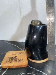 Mug en corne de buffle de haute qualité, noir naturel, artisanat Buraq - Product Image 3