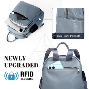 Waterproof Cheap Price Leather <b>Backpack</b> Latest Design Leather <b>Backpack</b> Wholesale Leather <b>Backpack</b> - Product Image 3