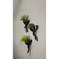 HOMEJOY2000 Pot & Planter Bunga Resin Dinding RPT8