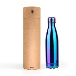 Envases ecológicos de tubos de papel kraft para botellas de agua, cilindros de cartón, cajas redondas de papel, recipientes para líquidos con impresión personalizada - Product Image 6
