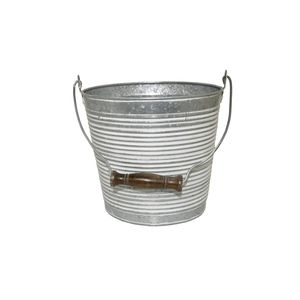 Commercial Steel <b>Bucket</b> With Heavy Duty Design For Industrial Cleaning Water Storage Gardening <b>And</b> Construction Work - Product Image 1