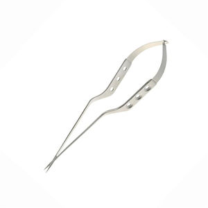 Ciseaux micro-ophtalmiques Yasargil 245 mm en acier inoxydable à pointes aiguisées, Castroviejo, manuels, classe I, usage hospitalier, OEM, chirurgicaux - Product Image 4