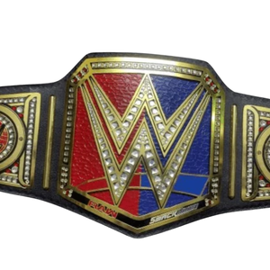 Cinturón de Campeonato WWE Personalizable de Alta Calidad, Cinturón Deportivo Rojo y Azul, Cinturón de Título Personalizado, Edición de Coleccionista - Product Image 5