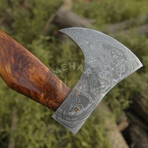 Hacha de Damasco Fabricada en Pakistán, Bajo MOQ, Servicio OEM, Hacha de Acero de Damasco de Primera Calidad - Product Image 5