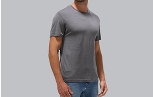 100% Superfine Merino <b>Wool</b> Men's <b>Base</b> <b>Layer</b> Sports T-Shirt-Eco-Friendly Quick Dry Breathable Undershirt Merino Woolen T Shirts - Product Image 4