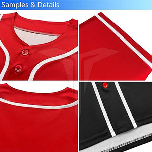 Créez votre propre maillot de baseball pour équipe, maillot de baseball respirant à séchage rapide pour adultes - Product Image 6