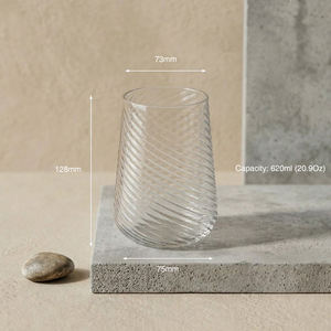 [Holar] Vasos de Vino sin Tallo de Plástico Reutilizables con Diseño de Espiral, Hechos en Taiwán, 20 oz, para Catering, Cafetería y Fiestas - Product Image 3