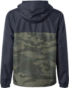 Chaqueta Cortavientos Impermeable y Transpirable para Hombre, Estilo Urbano, Colores Personalizados y Negro, Ligera, con Cremallera Completa, Modelo 2026 - Product Image 3