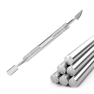 Professional Double-Ended Manicure Tool 3P Stainless Steel Nail Cuticle Pusher & Cutter - Product Image 3