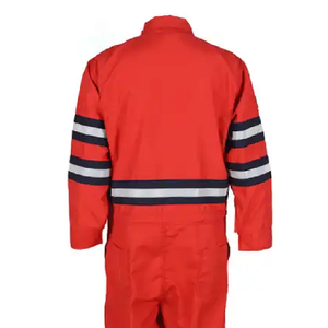 ชุดคลุมทำงานผ้าทวิลล์คอตตอน 100% สีส้ม ยี่ห้อ First Safety ผลิตจากโรงงาน พร้อมรับผลิตแบบ OEM - Product Image 5