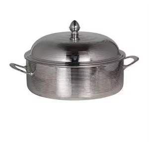 Recipiente para Calentar Comida Tipo Buffet, de Acero Inoxidable Chapado en Oro de Lujo, con Tapa, para Servir en Hoteles y Eventos - Product Image 5