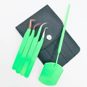 Pinzas para Extensión de Pestañas con Logotipo Personalizado, Diseño de Diamante, Acero Inoxidable, Punta Afilada, OEM/ODM Disponible - Product Image 5