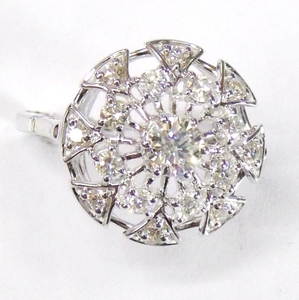 Ensemble de bagues moissanite, bagues de fiançailles pour dames en argent 925 de bonne qualité, meilleures bagues à la mode - Product Image 5