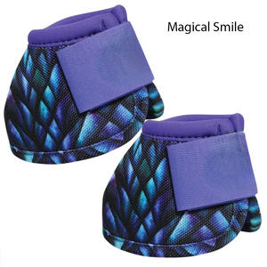 Botas de Protección para Caballos de Alta Calidad, Botas de Campana para Equitación, Carreras y Entrenamiento, Disponibles con Todos los Diseños Impresos - Product Image 4