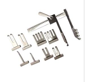 Ensemble d'instruments rétracteurs manuels orthopédiques allemands en acier inoxydable Ralph, 10 lames, durables, réutilisables, pour chirurgie de la colonne vertébrale, ORL, CE - Product Image 2