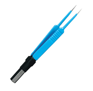 Forceps bipolaires droits en acier inoxydable, longueur de travail 100 mm (4), forme baïonnette, isolation de largeur baïonnette - Product Image 6