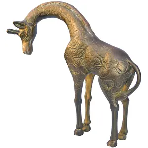 Sculpture d'animal en métal artisanale de luxe, accent moderne pour la maison, statue d'animal en métal haut de gamme, sculpture intérieure moderne polie - Product Image 2