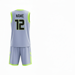 Ensemble de maillot et short de basket-ball personnalisés, uniforme de basket-ball réversible sublimé, qualité supérieure, vêtements de sport d'équipe - Product Image 4