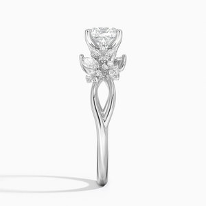 BOJ <b>Ring</b> 083 Cushion Cut 925 <b>Silver</b> Flower Cluster <b>Solitaire</b> Diamond <b>Ring</b> 2ct D Color VVS1 Moissanite GRA Certified Low Price - Product Image 3