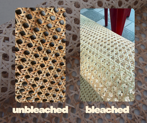 Open Weave Natural Brown Rattan Webbing for Furniture Panels and Restoration - Product Image 5