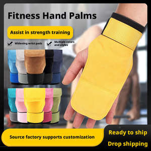 Sangles de poignet antidérapantes en cuir de vachette de qualité supérieure avec coussinets de préhension pour l'entraînement de musculation, de soulevé de terre et de deadlift, idéales pour l'hiver et au design tendance - Product Image 6