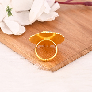 Anillo Ajustable de Topacio Azul, Joyería de Piedras Preciosas Hecha a Mano para Mujer - Product Image 4