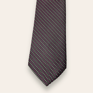 Corbata Negra con Micro Puntos Multicolores |   Corbata de Diseño Premium para Hombre, para Oficina, Negocios, Bodas y Eventos |   Accesorio de Moda Moderno - Product Image 3