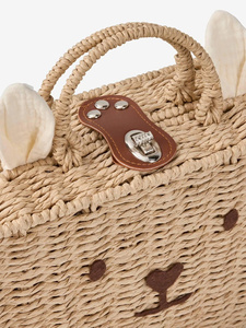 Nouvel Arrivage Panier de Rangement en Rotin et Osier Fait Main pour Enfants, Motif Souris, pour Jouets, Livres, Décoration de Chambre d'Enfant et Jeu d'Imitation - Product Image 3