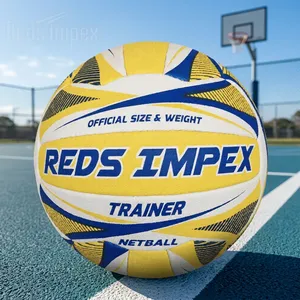 Ballon de netball personnalisé en caoutchouc synthétique de qualité supérieure, durable, toutes saisons, avec une adhérence élevée, design léger, pour jouer en intérieur et en extérieur - Product Image 5