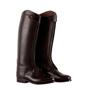Bota de Montar para Caballo, de Cuero Sintético de Color Sólido, Protección Completa para Montar a Caballo - Product Image 4