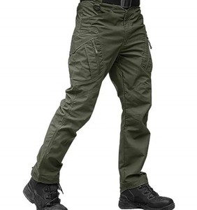 Wholesale Straight 100% Cotton Lightweight Canvas <b>Cargo</b> Pants Men Baggy High Quality Casual Multi Pockets <b>Work</b> Pants - Product Image 3